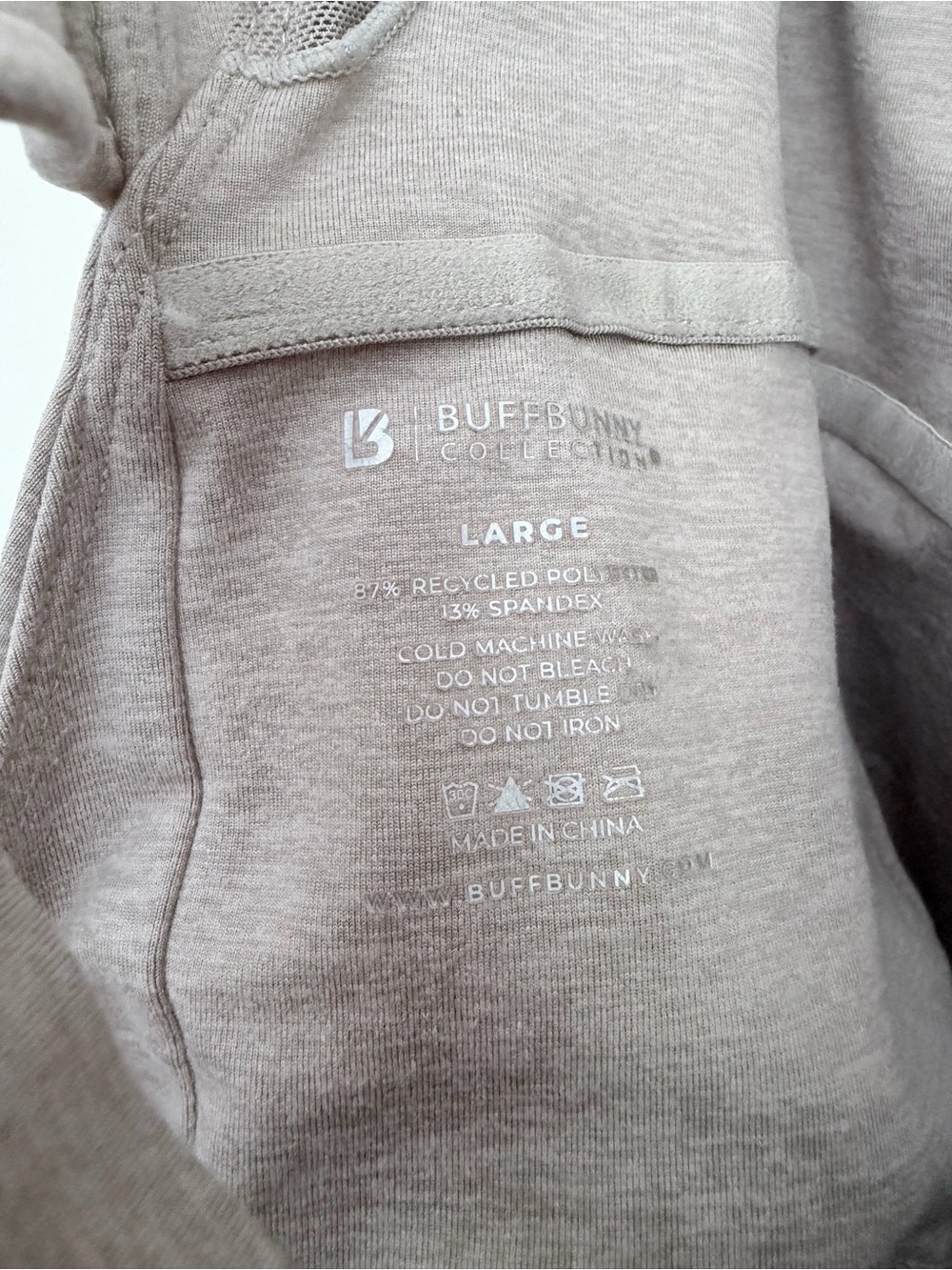 BuffBunny Dream Heathered Bodysuit L - Picture 3 of 5